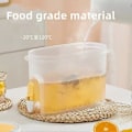 Miniatyrbillede 3 af 5: Koldtvandsflaske med hane husholdningskøleskab til at lave juice i tekanden limonade 3,9 L spand med iskoldt vand om sommeren green