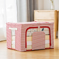Miniatyrbillede 2 af 5: Opgraderet opbevaringspose lavet af bomuld og linned, naturlig miljøbeskyttelse uden stimulering, foldbar, med håndtag 50 * 40 * 33cm (prøve 01) 3