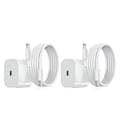 4-pakning - Lader til iPhone-adapter+kabel 20W USB-C hurtiglader 4