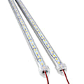 Miniatyrbillede 1 af 2: 2 stk DC 12V 50cm Aluminium Rigid LED strimmel lys (hvid)