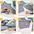 Miniatyrbillede 5 af 5: 12 stk Smiley Ansigts-Stryge-Patches Lykkelige Ansigts Chenille Patches Til Tøj Kjole Jakker Smiley Patches Til Hatte Sød Broderi Patch DIY Håndværk A