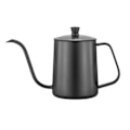 Miniatyrbild 1 av 5: Häll över vattenkokare med smal pip, anti-skållning, rostfritt stål, lång svanhals för kaffebryggare Black 1