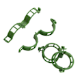 Miniatyrbillede 5 af 5: Planteklemmer til plantesupport/trellis 100-pak Gr Green
