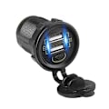Miniatyrbilde 1 av 4: Styrehåndtak Dobbel USB Ebike Lader Sokkel For DC 36v 48v 60v 72v 100v Ebike
