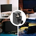 Miniatyrbild 5 av 5: 2 st Snabbkoppling Ohm-matchande Balun 75-300 Ohm TV-signaladapter