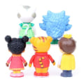 Pikkukuva 2 / 7: 5 kpl Daniel Tigerin naapuruston hahmoja