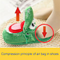 Pikkukuva 4 / 5: Krokotiili-Plush-Tossut Avolla Suulla Puuvillaiset Tossut Liikkuvalla Suulla For Adult 32-36(24cm)