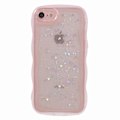 Miniatyrbillede 3 af 5: JTW Serie til iPhone 7/8/SE (2020)/SE (2022) Cover Glitter Stjerner Bølget Kant TPU Cover Multicolor Style D