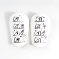 Miniatyrbillede 1 af 5: 1 par fodboldpuder til børn SWIT VIT S Hvid White-Black XS