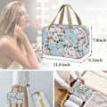 Miniatyrbild 3 av 5: Crday Toiletry Bags för kvinnor, tvättväska för damer, stor sminkväska, resehängande toalettartiklar