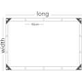 Miniatyrbillede 7 af 7: Solsejl Markise Solsejl til Terrasse Solsejl Baldakin Have Blomster Plante Drivhus Lade Kennel UV-resistent Skyggeklud 2x2m