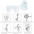 Miniatyrbild 2 av 8: Toalett Självrengörande Munstycke Bekväm Effektiv Bidet Tillbehör Intelligent Spolningsanordning Justerbar för Kvinnlig Tvätt