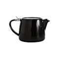 Miniatyrbillede 1 af 4: Autentisk japansk keramisk tekande | Rustfri stål infuser | Elegant og funktionel til eftermiddagste Black