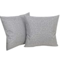 Miniatyrbilde 1 av 5: Putevar i lin-look for hjemmet, dekorative, til sofa, soverom, bil, med glidelås Gray 50*50cm