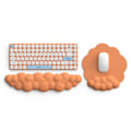Miniatyrbillede 10 af 11: Cloud håndledsstøtte combo muse håndledsstøtte pude ergonomisk smertelindring søde skrivebordstilbehør skridsikkert sæt himmelblå Sky blue