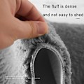 Miniatyrbillede 5 af 5: Buet brusebade måtte, bademåtter til badeværelse, mikrofiber blød hjørne brusebade måtte fluffy, maskinvaskbar, til din Rv brusebad og cirkulær brusebad