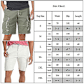 Miniatyrbillede 2 af 2: Herre Shorts Sommer Casual Multi Lommer Lige Ben Korte Bukser Camouflage B S