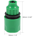 Miniatyrbilde 5 av 5: 5 stk sourcing map Hurtigkobling Slange Rør Adapter Beslag 8mm Inner Diameter Slange Slange til Hage Irrigasjonssystem