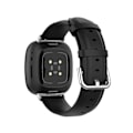 Miniatyrbilde 3 av 5: Lærreim til Fitbit Versa 3 / Sense Black