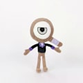 Miniatyrbild 1 av 5: Gaibosi Dandy's World Plyschleksaker Söt Dandy World Scrap Fylld Docka Skräckspel Goob Pebble Plysch Mjuk Kudde Barn Julklapp Single Eye