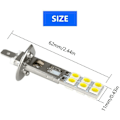 Pikkukuva 3 / 5: 4kpl H1 6000k Super White 80w LED-ajovalolamppujen sarja