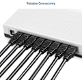 Miniatyrbilde 7 av 7: 5-pakning 10 Gbps snagless kort Cat6 Ethernet-kabel (Cat6-kabel, Cat 6-kabel)