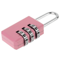 Miniatyrbilde 2 av 2: Hengelås - 3-sifret kode - Lås rosa