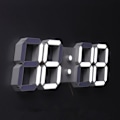 Miniatyrbillede 4 af 5: 3D LED Digital Væg Glowing Nattilstand Justerbar Sort Black