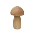 Miniatyrbillede 3 af 5: Svampe Lampe Genopladelig Bærbar Natlampe - Trælampe Soveværelse Sengelampe Beige