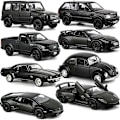 Pikkukuva 2 / 5: 1:36 Mittakaavan Valmistettu Auton Malli, Luvanvaraiset Mallit, Tumman Musta Sarja, Hieno Laatu, Keräilyyn Sopiva, Pieni Auto, 12,5 cm, Tasku Leikki, Pojille 003M-Colvette C6