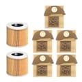 Miniatyrbilde 1 av 5: Reservedeler for Wd2.250 Wd2250 A2004 A2054 Mv2 robotstøvsuger - HEPA-støvsugerposer