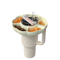 Miniatyrbild 1 av 5: 5-fack Snacksbricka för Mugg Återanvändbar Tvättad Mugg Matbricka för Muggtillbehör Lvory