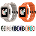 Miniatyrbillede 3 af 5: Silikone Urrem til Xiaomi Redmi Watch Lite White