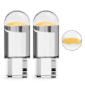 Miniatyrbild 1 av 5: 2 st T10 W5W COB LED Billampa Registreringsskylt Glödlampa Canbus Kil Klarhetslampa Yellow