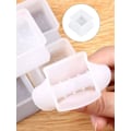 Miniatyrbillede 3 af 4: Gulvbeskyttere til Stoleben, Stolebenshætter, Silikone Gulvbeskyttere til Stoleben med Filt, Silikone Møbelbensbeskyttelsescover Beskytter Hårdttræ Transparent 8pcs