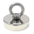Miniatyrbilde 1 av 4: Supersterk neodymmagnet 120 kg - sterke magneter - perfekt for magnetisk fiske - 60 mm med neodymsløyfe