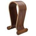 Miniatyrbillede 1 af 5: Træ Headset Holder Høretelefon Stativ Hængende Valnød Farve Birk Træ Walnut