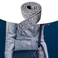 Miniatyrbillede 5 af 5: Kvinders Uldbluser Waist Belt Bredt Waistbæl Alsidigt Waistbæl Sash Trenchcoat Bælte Langt Nok Til Frakker Shopping gray