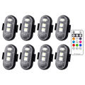 Miniatyrbild 1 av 10: 8 Färgade LED-Stroboskopljus Flygplansljus 8 st 8 st 8 st 8Pcs