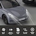 Pikkukuva 3 / 5: 1:24 Mittakaavan Alloy-Auton Malli Y Leikkiauto Lasten Lahja Valoilla ja Musiikilla Multicolor Style C