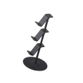 Miniatyrbillede 2 af 11: 3-lags spilcontroller opbevaringsstativ hul hovedtelefon spil konsol controller holder stand arrangør til XBOX sort