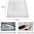 Miniatyrbilde 4 av 6: Aluminium Camping Matte, Skum Sovematte for Camping, Aluminiumfolie Isolasjonsmatte, Reflekterende Matte, Teltmatte, Bakkematte