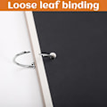 Miniatyrbillede 3 af 5: A4 skitsebøger, 75 ark 150 sider Indbinding Skitsebog Cover Hardback Skitseblok til tegning og skitsering