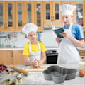 Miniatyrbillede 3 af 5: 3D Butterfly Kageform, 6x6x1.5 tommer Non-Stick Silikon BPA Fri Kageform til Bagning af Muffins, Brød