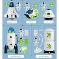 Pikkukuva 3 / 5: Puzzle Space Model Shuttle Avaruusasema Raketti Ilmailulelu Pojille Leikkiauto Lahja Astronaut