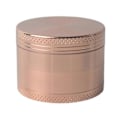 Pikkukuva 1 / 5: Metallinen yrttimurskain 1.6/2.5 tuuman maustemylly Kannettava maustesekoitin kuivattujen chilipippurien jauhamiseen Rose Gold 40mm