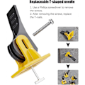 Miniatyrbild 2 av 5: 50-pack Kakelutjämningssystem Kit Återanvändbara Kakelutjämnare Distanser Justerare Distansbalanseringssystem