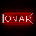 Miniatyrbild 1 av 5: On Air Skylt - Live On Air Neon Skylt För Twitch, Tiktok, Youtube Streamers/gamers - Live Streaming/inspelnings Ljusskylt – Röda Coola Led Skyltar För S