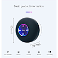 Miniatyrbilde 4 av 5: Trådløs Dusjhøyttaler Vanntett 5.0 Bluetooth Høyttaler med Sugkopp White with stickers