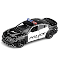 Pikkukuva 5 / 5: 1:36 Challenger SRT -mittakaavan uusi leluvalmistettu malli vetävällä autolla lapsille lahjaksi F142 police withbox